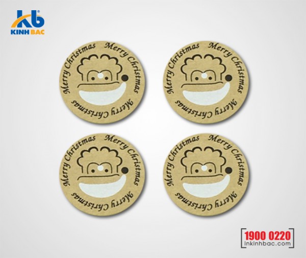 In tem giấy kraft giá rẻ