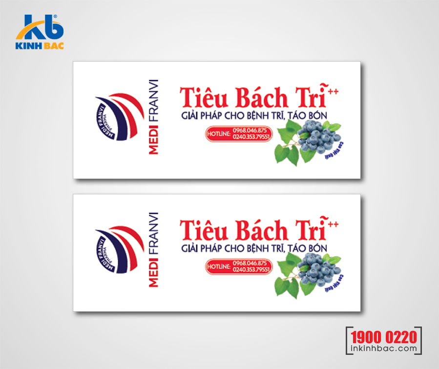 In tem decal giấy - TDG12
