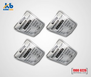 In tem nhũ bạc mờ - NBM5